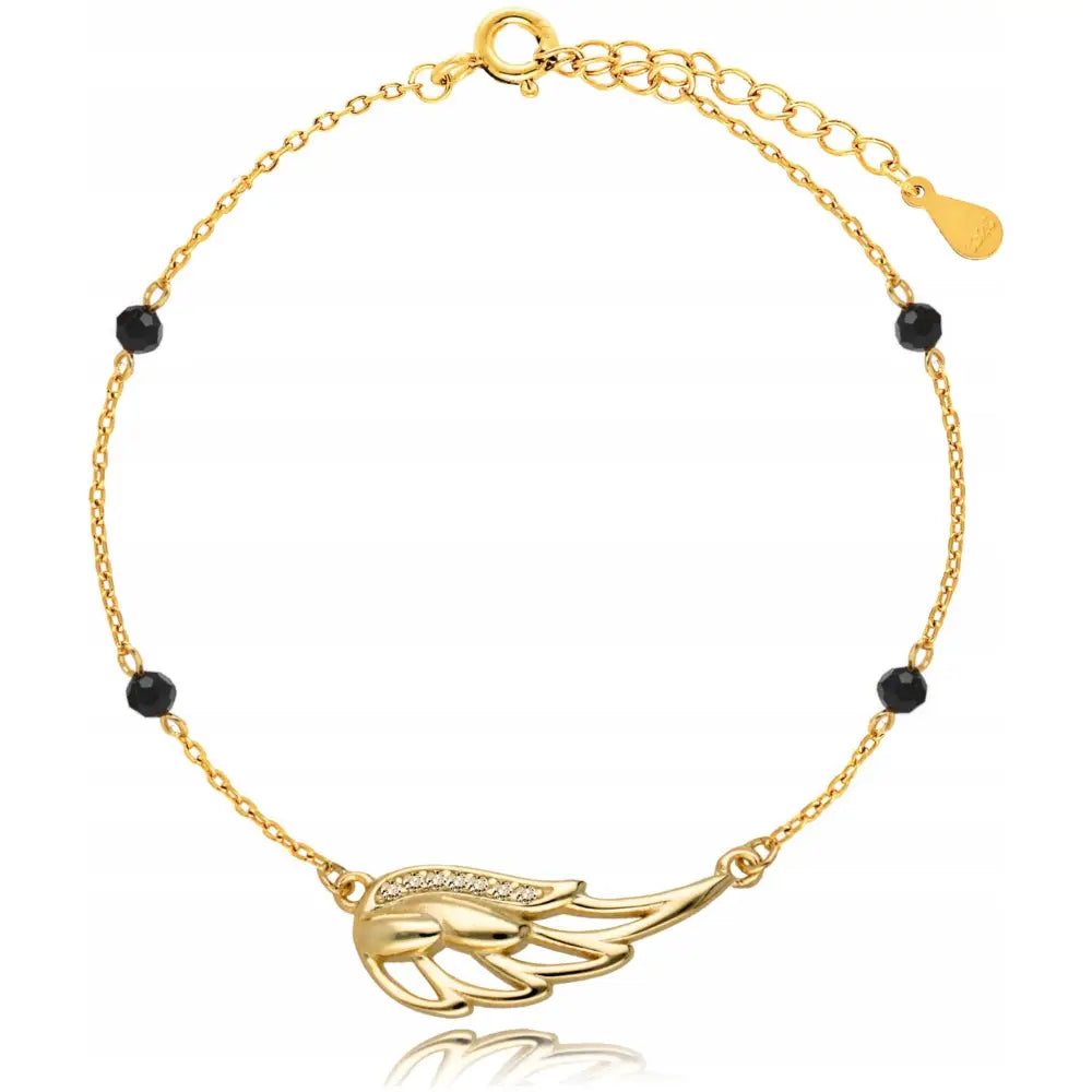 Armbånd Dame med Charms - Gyllen Englevinge 925