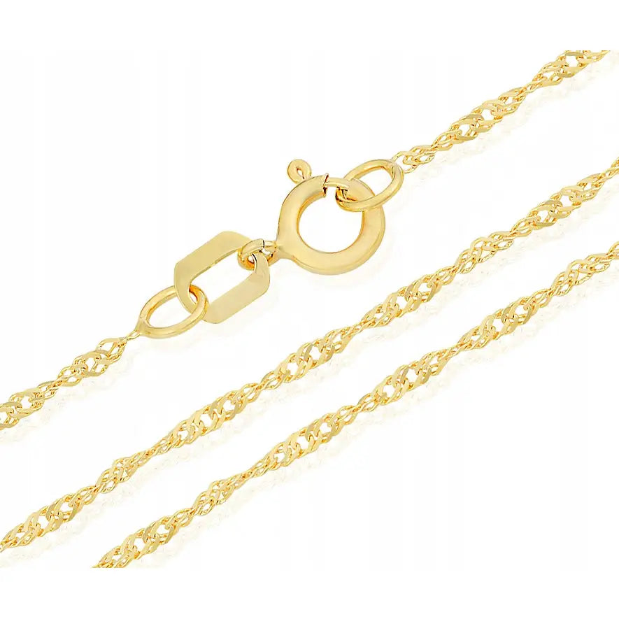 Gullsmykke Halskjede 333 42 Cm med Eske