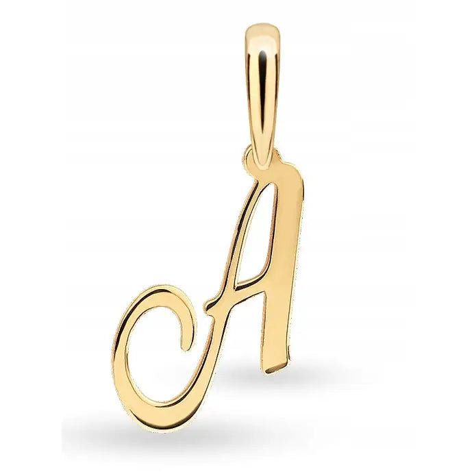 Charm Gyllen Anheng Bokstaven a til Kjede