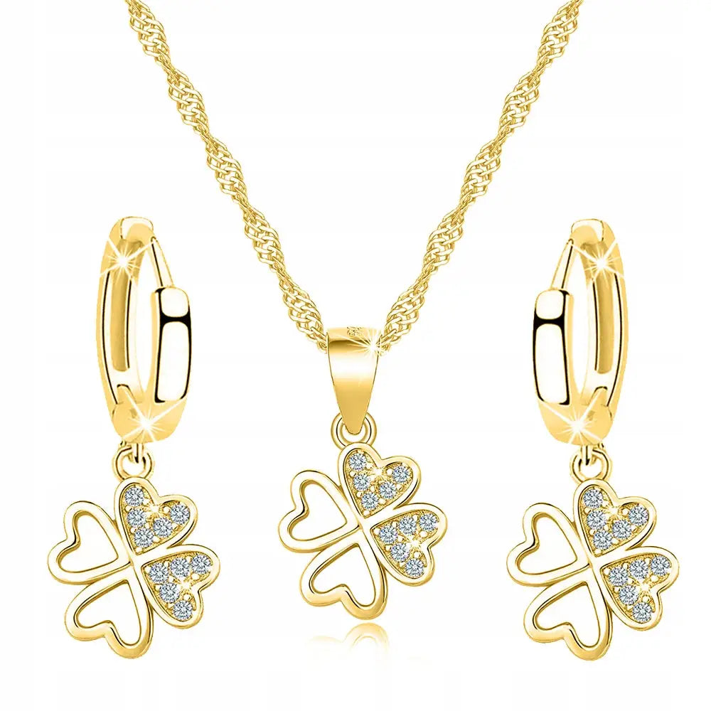 Gavesett Dame - Sølv Smykkesett 925 med Zirkonia