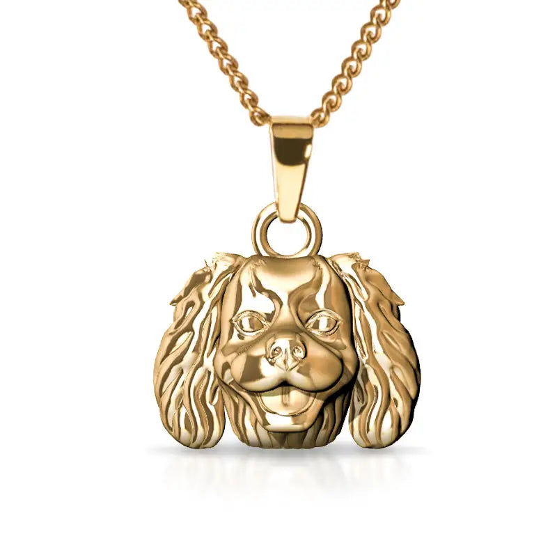 Gullsmykke Kjede Cavalier King Charles Spaniel Hund