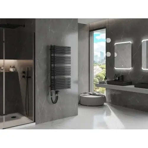 Håndkletørker Amor 1000 x 500 Mm 900 w Sort