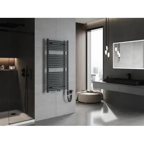 Håndkletørker Ares 1200 x 600 Mm 600 w Antrasitt