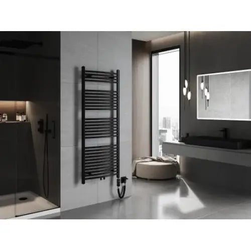 Håndkletørker Ares 1500 x 600 Mm 900 w Sort