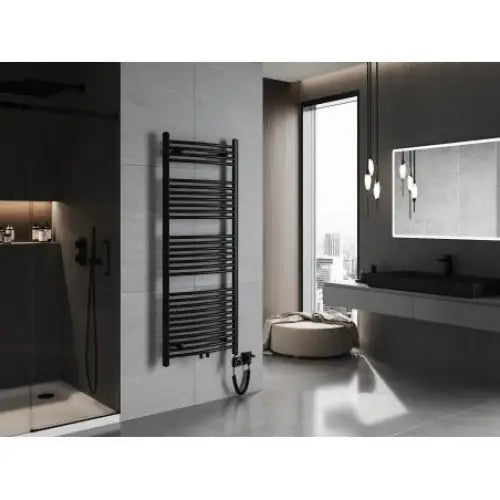Håndkletørker Ares 1500 x 600 Mm 900 w Sort Premium