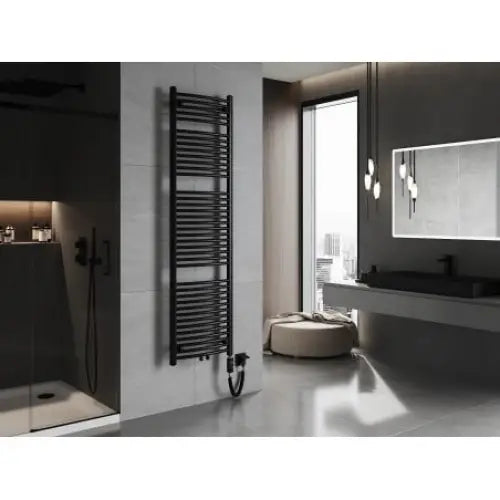 Håndkletørker Ares 1800 x 500 Mm 900 w Sort