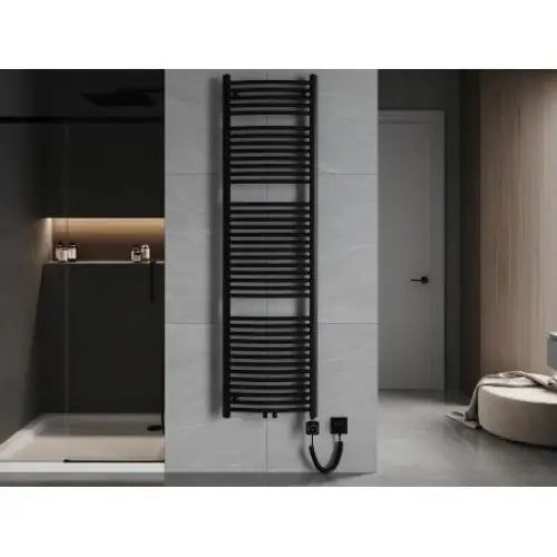 Håndkletørker Ares 1800 x 500 Mm 900 w Sort Premium