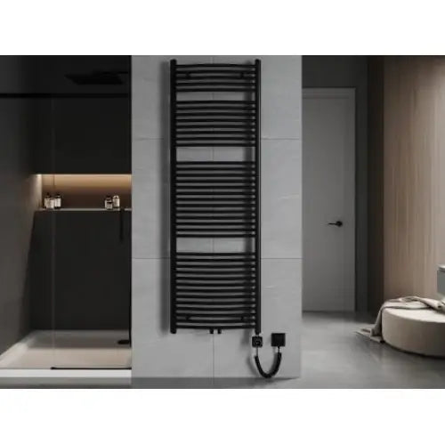 Håndkletørker Ares 1800 x 600 Mm 1200 w Sort