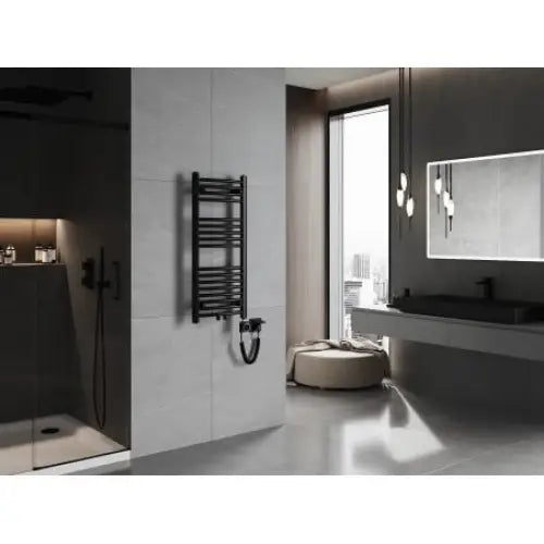 Håndkletørker Ares 900 x 400 Mm 300 w Sort Premium