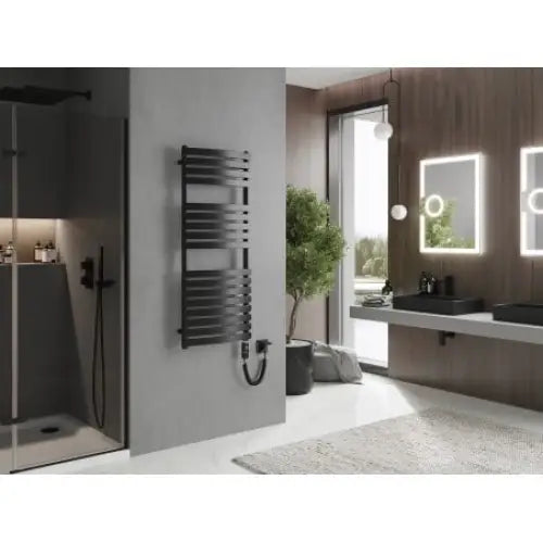 Håndkletørker Bachus 1200 x 500 Mm 600 w Sort