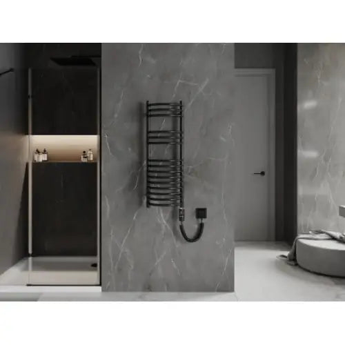 Håndkletørker Eros 900 x 318 Mm 300 w Sort