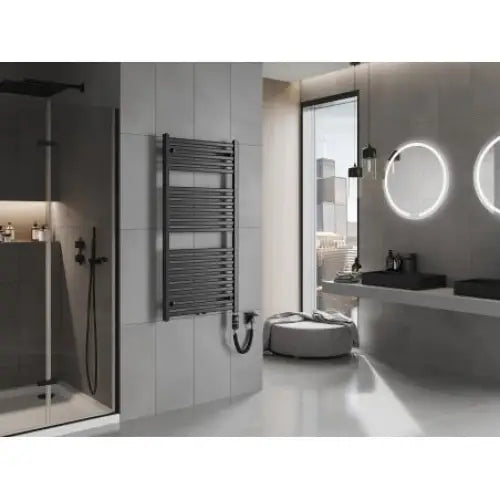 Håndkletørker Hades 1200 x 600 Mm 900 w Sort