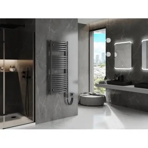 Håndkletørker Helios 1200 x 500 Mm 600 w Antrasitt