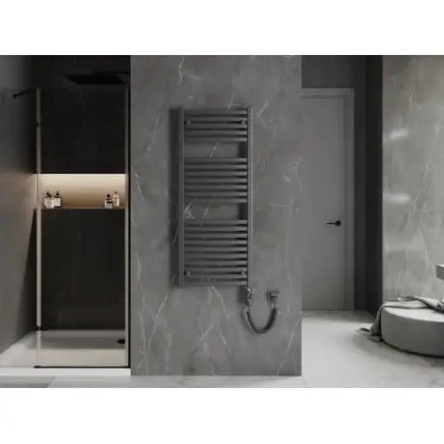 Håndkletørker Helios 1200 x 500 Mm 600 w Antrasitt