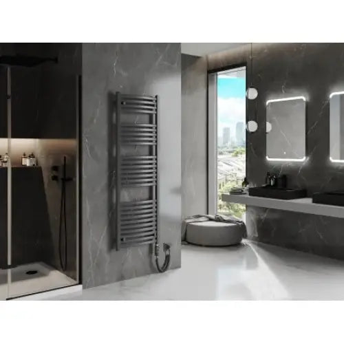 Håndkletørker Helios 1500 x 500 Mm 900 w Antrasitt