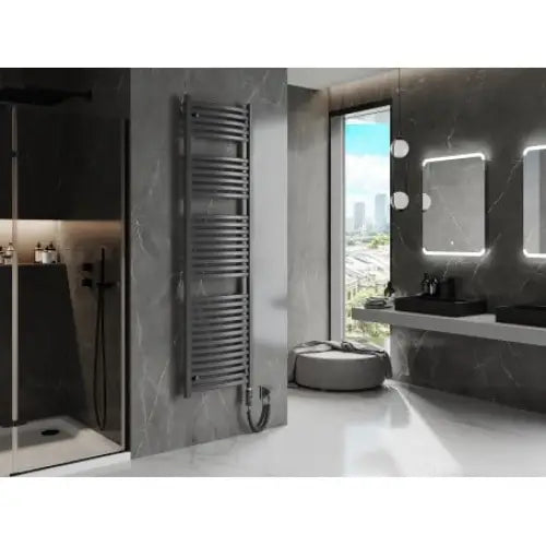 Håndkletørker Helios 1800 x 500 Mm 900 w Antrasitt