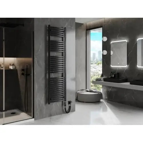 Håndkletørker Helios 1800 x 500 Mm 900 w Sort