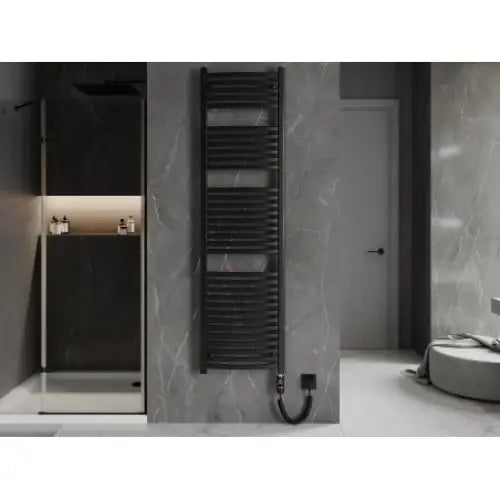 Håndkletørker Helios 1800 x 500 Mm 900 w Sort