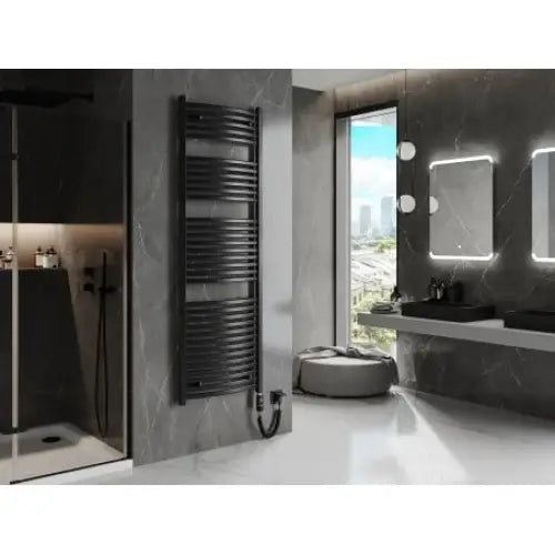 Håndkletørker Helios 1800 x 600 Mm 900 w Sort