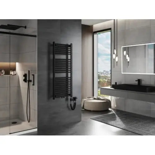 Håndkletørker Mars 1200 x 500 Mm 500 w Sort