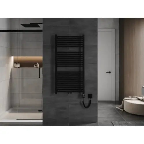 Håndkletørker Mars 1200 x 600 Mm 600 w Sort Premium