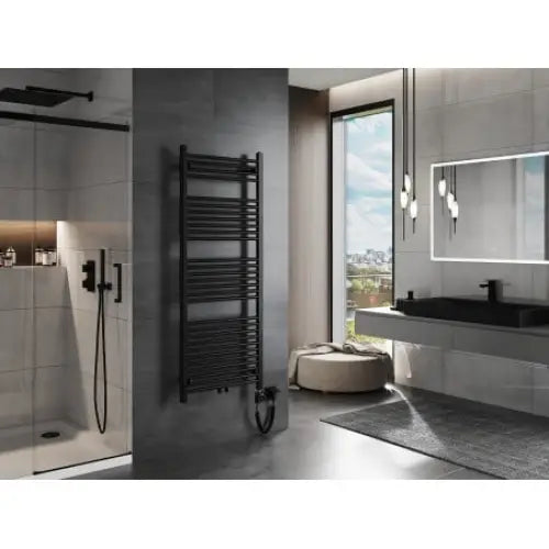 Håndkletørker Mars 1500 x 600 Mm 900 w Sort Premium