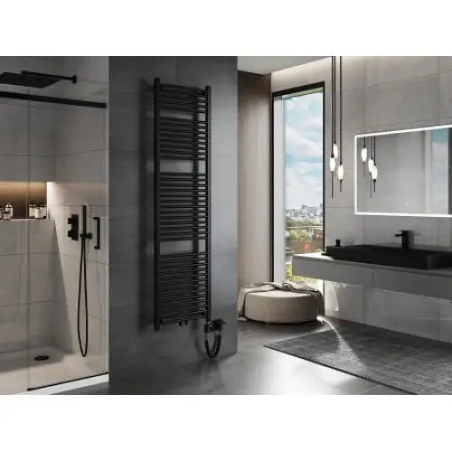 Håndkletørker Mars 1800 x 500 Mm 900 w Sort Premium