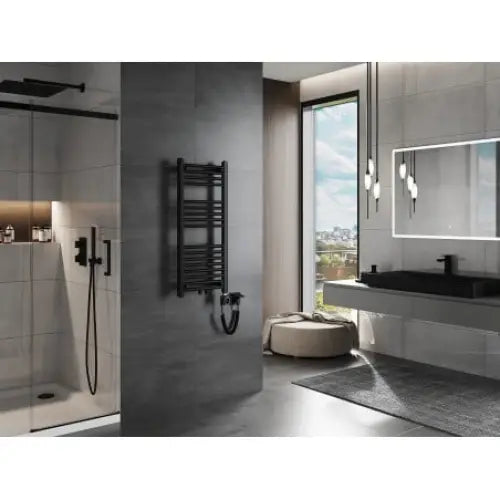 Håndkletørker Mars 900 x 400 Mm 300 w Sort Premium