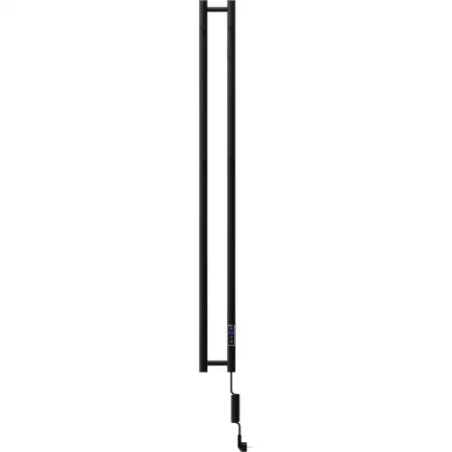 Håndkletørker Pino med Håndkleholdere 1405 x 137 Mm 150 w Sort