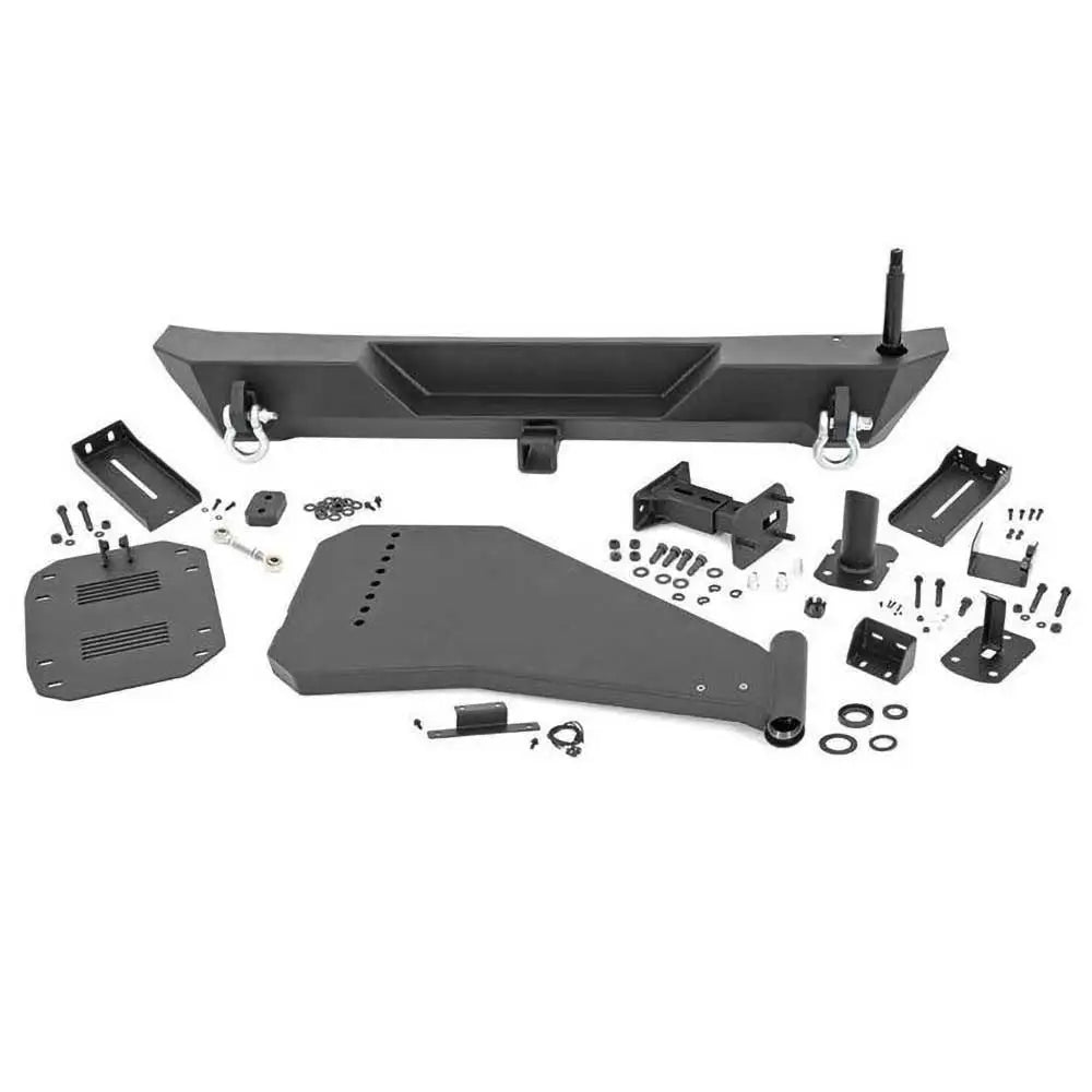 Heckfanger bak med Reservehjulsholder Rough Country Trail - Jeep Wrangler Jl 4 d 18-