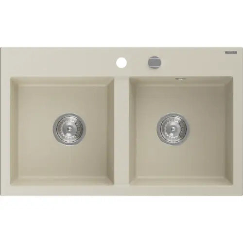 Hektor Kjøkkenvask 2 Kummer 800x480 Mm Beige - 6521802000-69