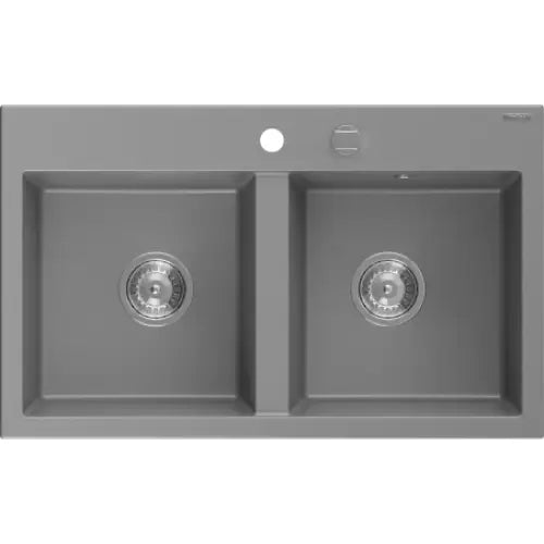 Hektor Kjøkkenvask 2 Kummer 800x480 Mm Grå - 6521802000-71
