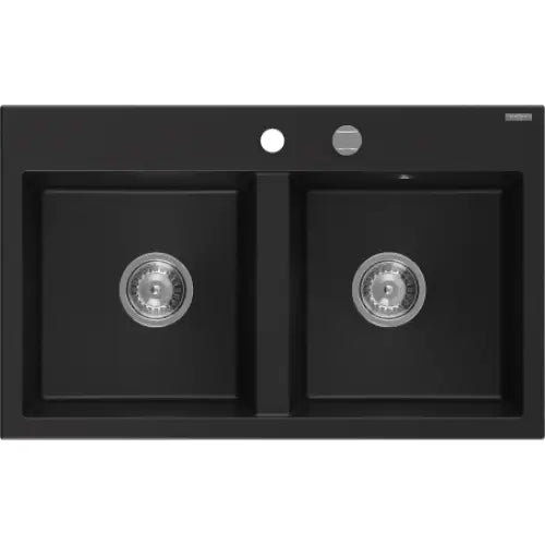 Hektor Kjøkkenvask 2 Kummer 800x480 Mm Svart - 6521802000-77