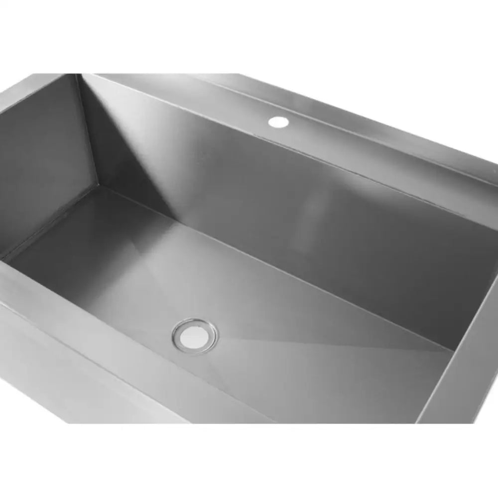 Hendi 813430 Rustfritt Stål Enkeltkammer Gastronomibord 120x60x85 Cm