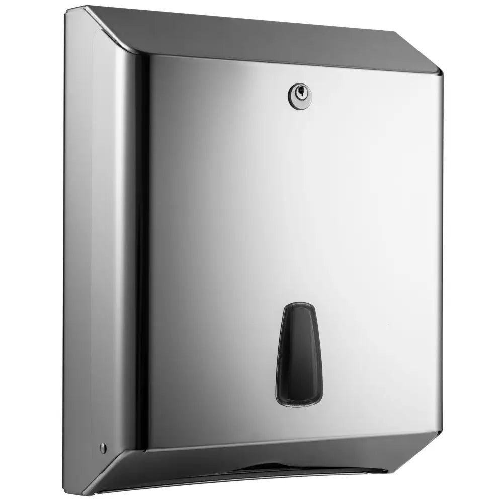 Hendi Rustfritt Stål Veggdispenser for Brettepapir z eller c - 1012953