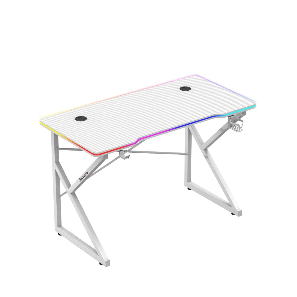 Huzaro Hero 1.7 RGB bordplate MDF 1,5 cm hvit overflate nærbilde