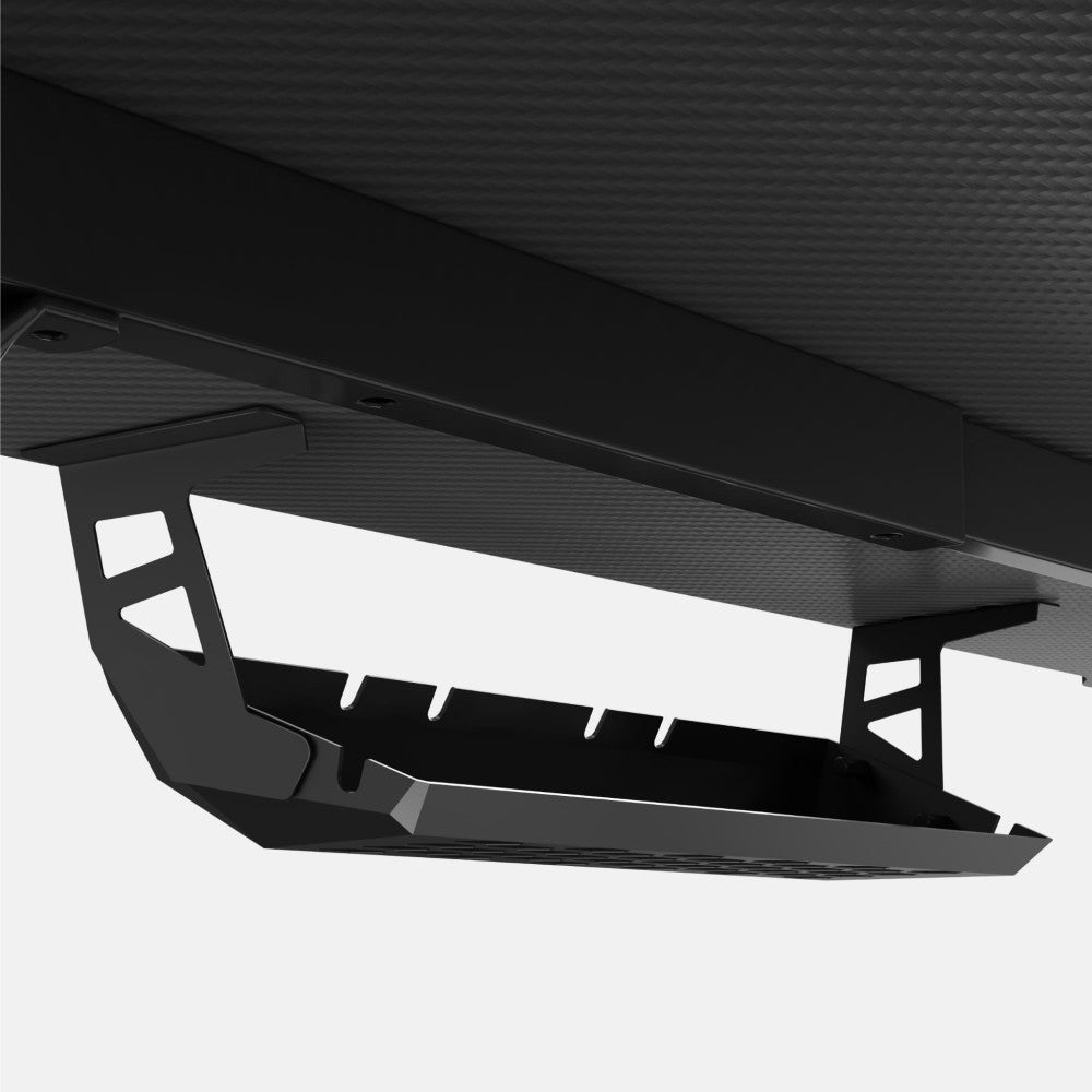 Huzaro Hero 3.3 gamingbord – stålbein og ramme nærbilde