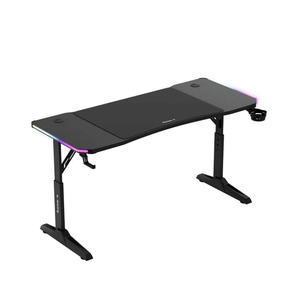 Huzaro Hero 3.6 gamingbord – høydejusteringsmekanisme i nærbilde