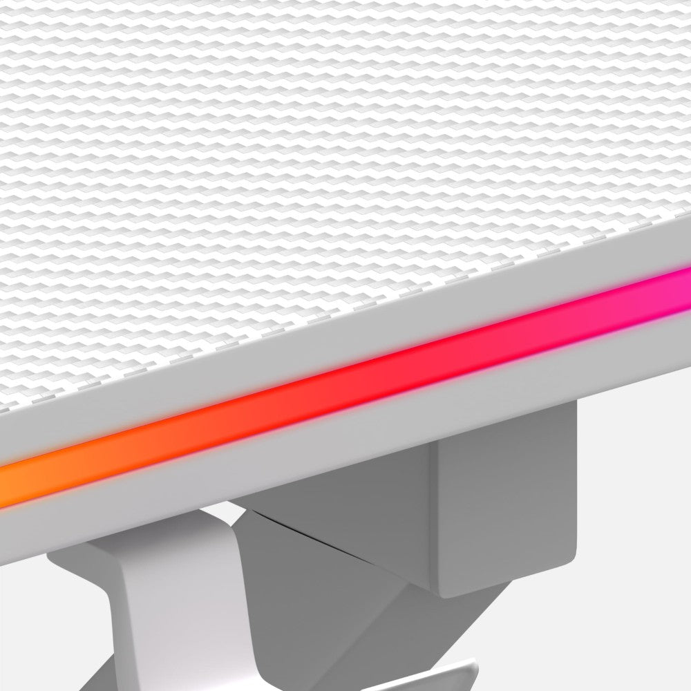 Huzaro Hero 1.7 RGB LED-belysning langs bordkant hvit