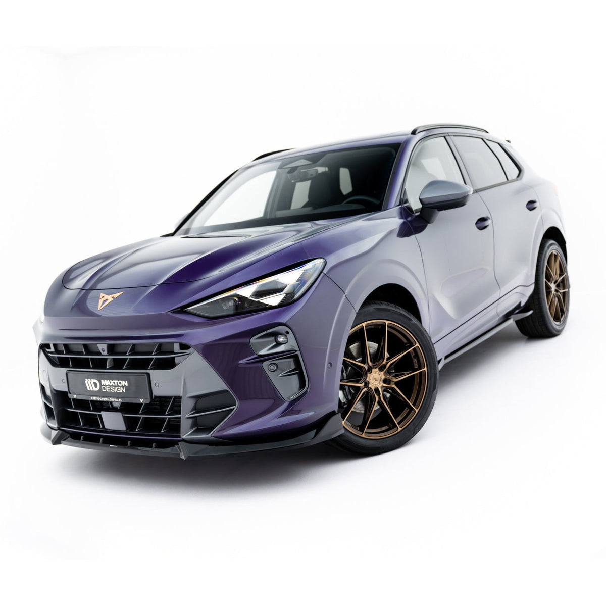 Frontsplitter til Cupra Terramar Mk1 i Gloss Black ABS-plast