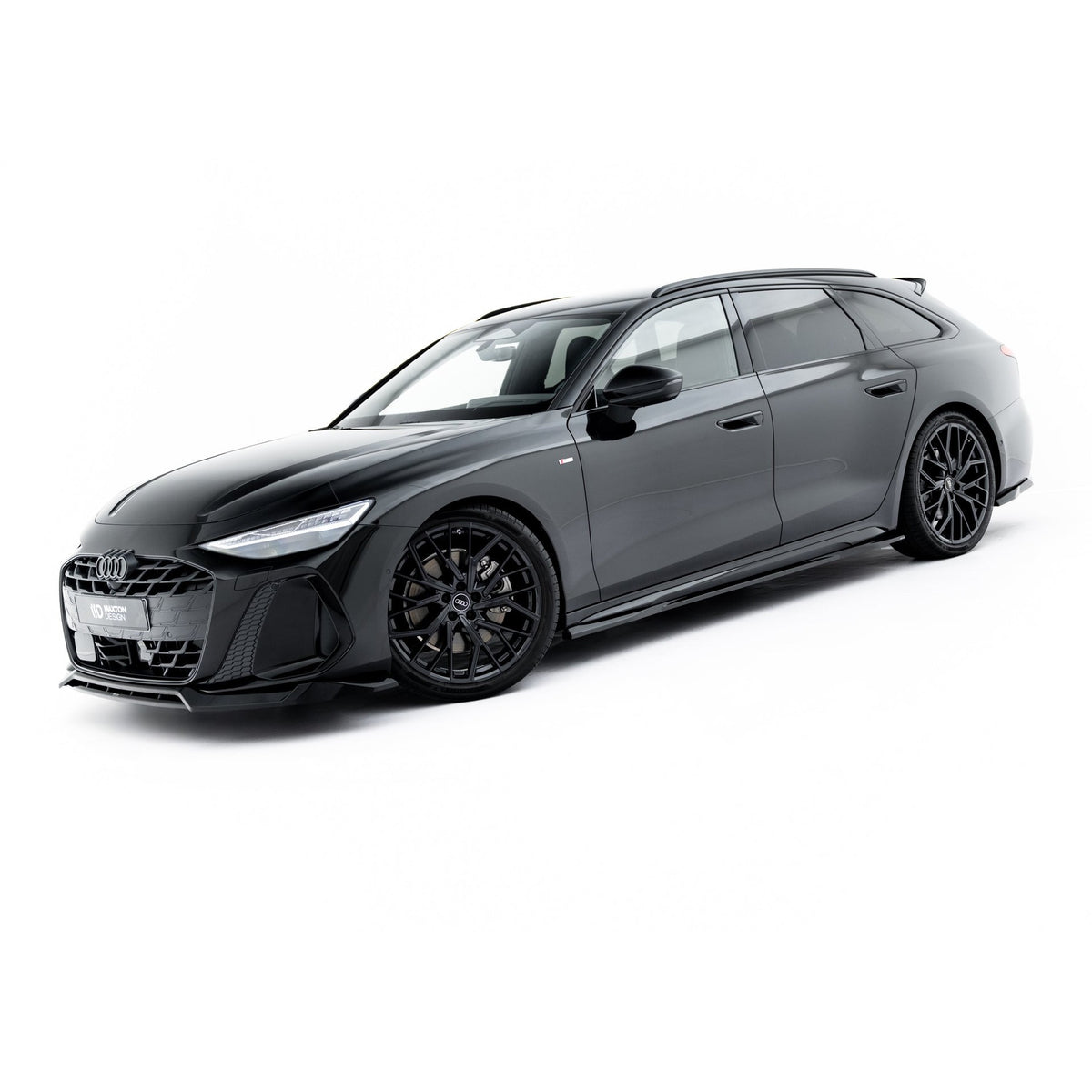 Splittersett i Gloss Black ABS til Audi A6 S-Line Avant C9
