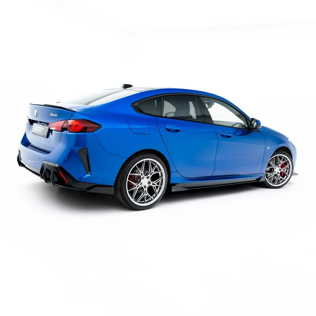 Sideskjørt diffusers Street Pro til BMW Serie 2 Gran Coupe F74 i matt sort ABS