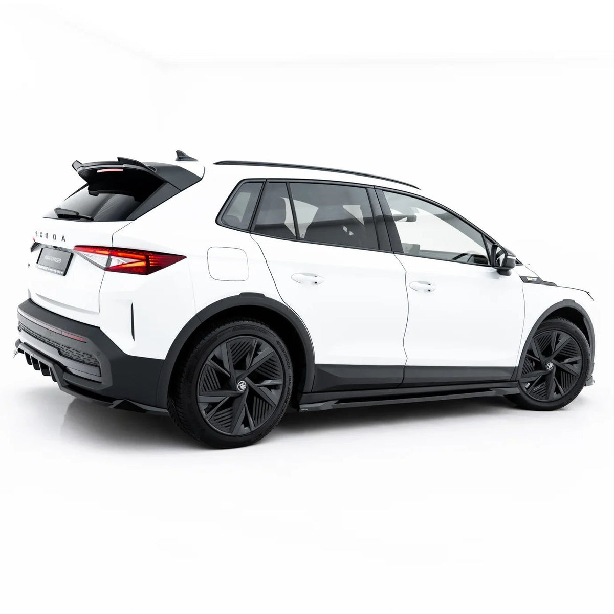 Sideskjørt diffusers til Skoda Elroq RS Mk1 i ABS Gloss Black