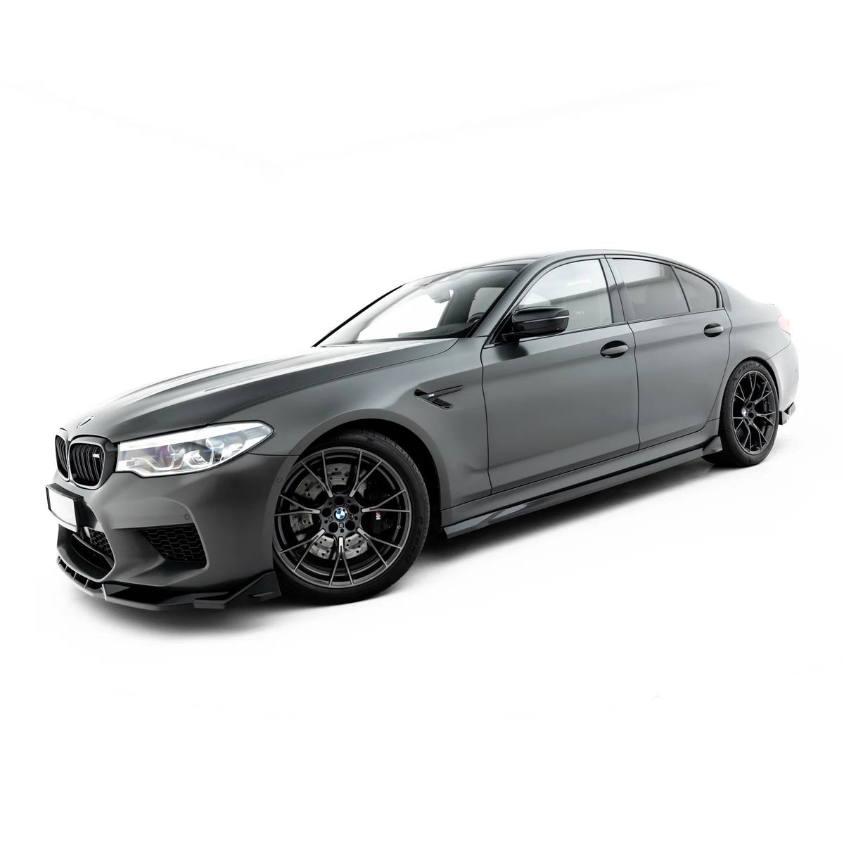 Splittersett V.2 i blank sort ABS til BMW M5 F90