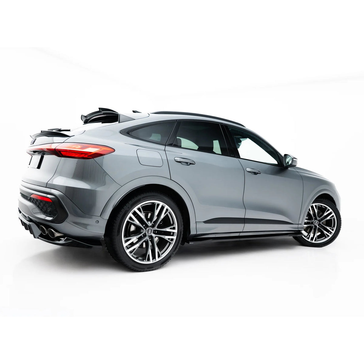 Sideskjørt diffusers i blank sort ABS til Audi SQ5 Sportback Mk3