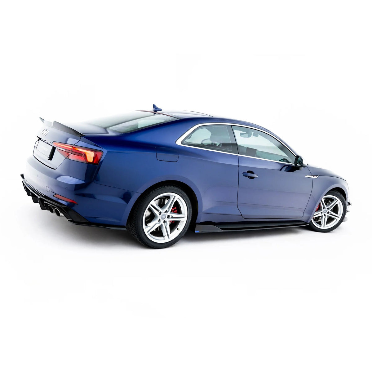 Sideskjørt diffusers V.1 i Gloss Black til Audi S5 Coupe F5