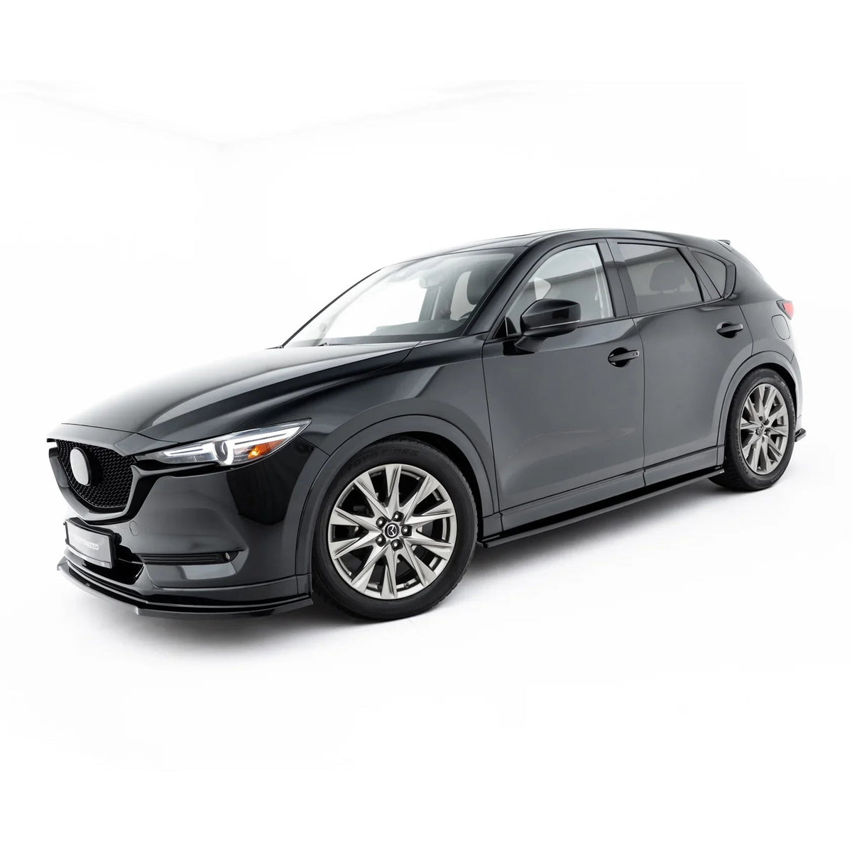 Splittersett fra Maxton Design til Mazda CX-5 Mk2 i blank sort ABS