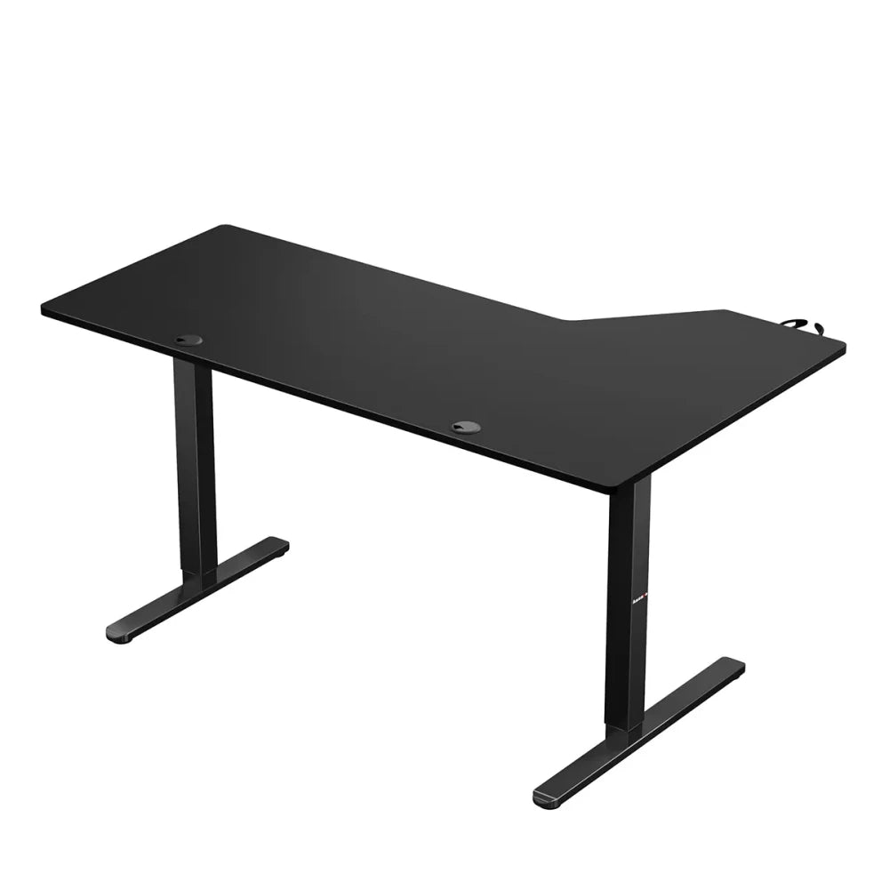 Huzaro Hero 9.1 kabelgjennomføring i sort MDF-bordplate