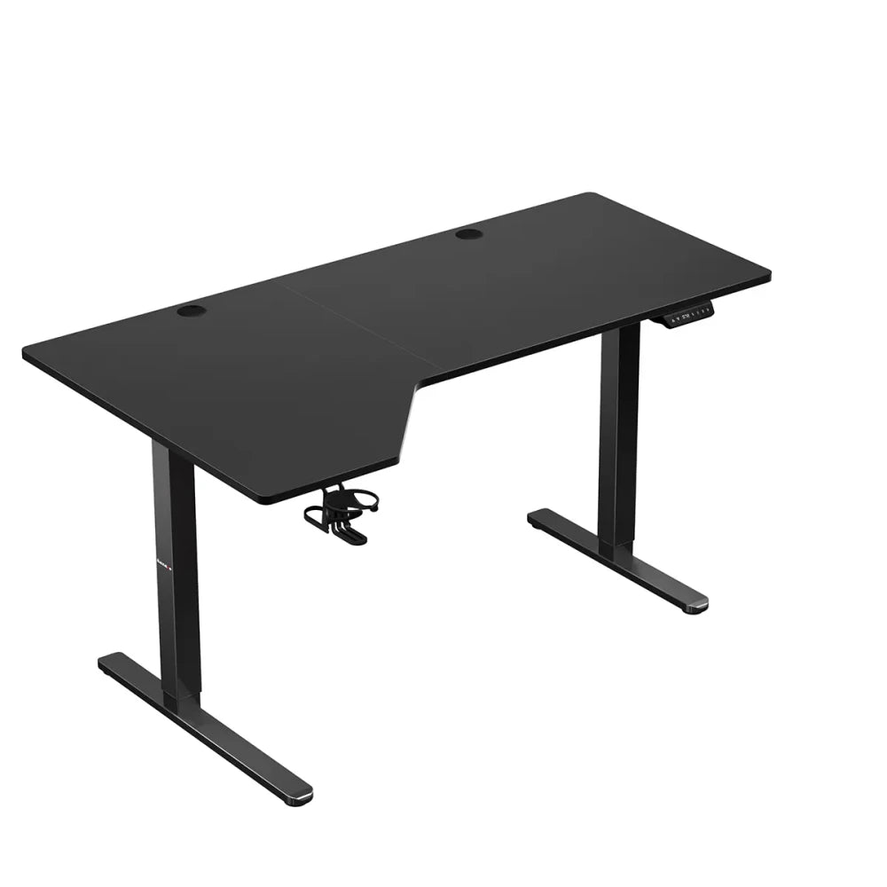 Huzaro Hero 9.1 bordplate 145×85 cm MDF 2 cm sort ovenfra