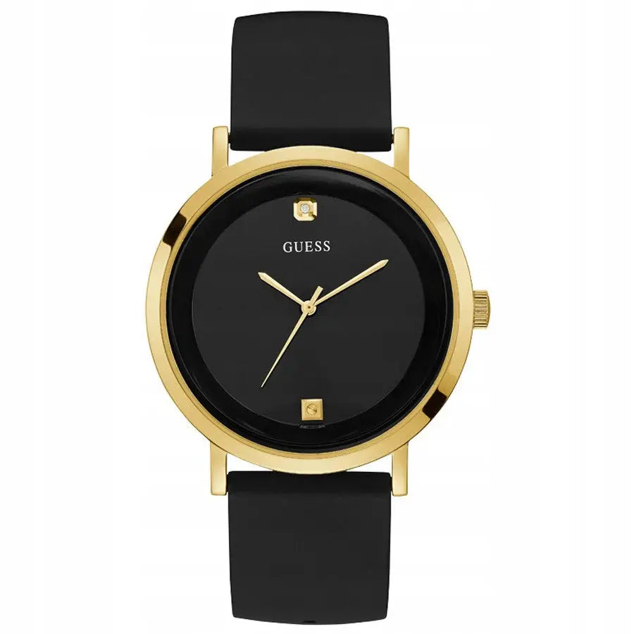 Herrearmbåndsur Guess W1264g1 med Svart Reim